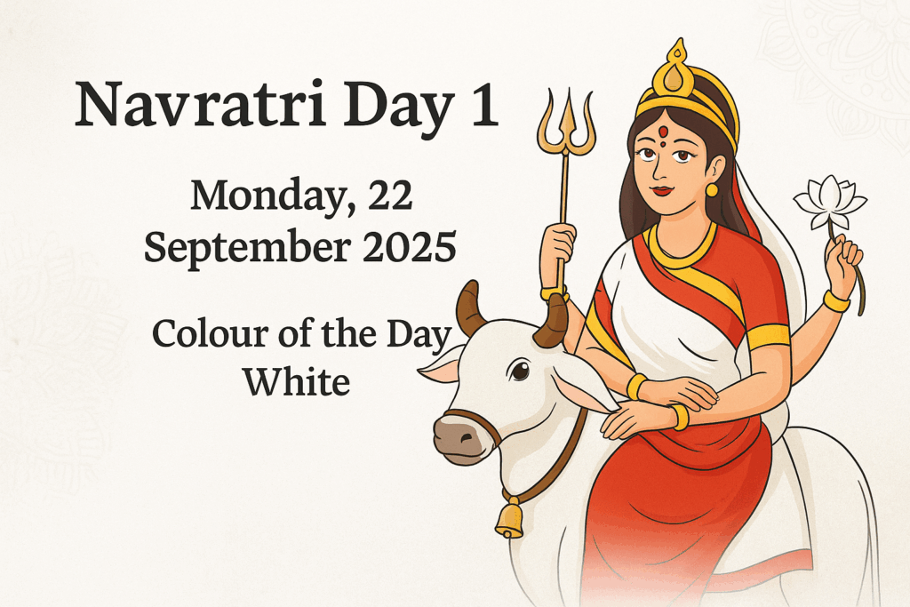 Navratri 2025 Day 1 Why Goddess Shailaputri is worshipped and how white sets the tone for devotion