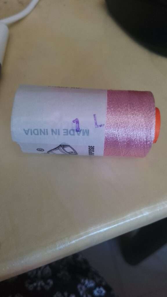 Light Pink silk thread 1L Double bell brand