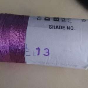 Violet silk thread 13 double bell brand