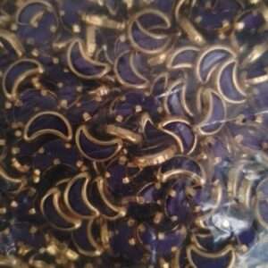 Half moon purple matt kundans – 10g
