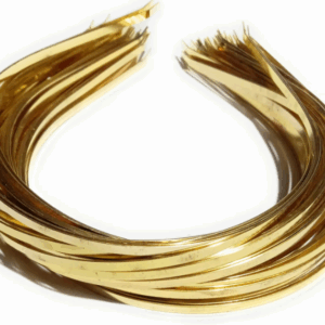 Gold metal hair bands