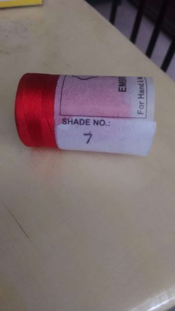 Red Silk Thread 7 - KIP brand