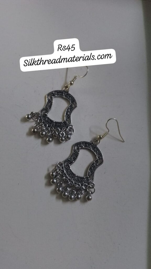 Antique silver earrings
