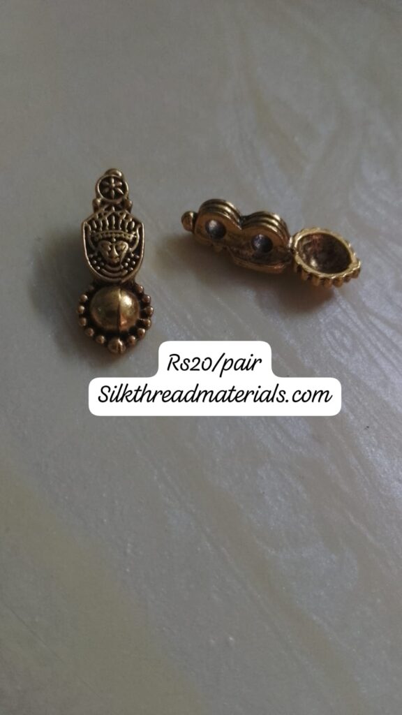 Antique 2 hole charms
