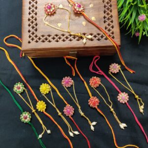 Pachi rakhi and bracelet pair