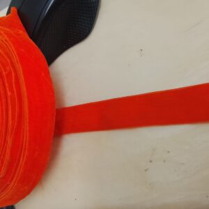 Velvet lace orange 20mm width