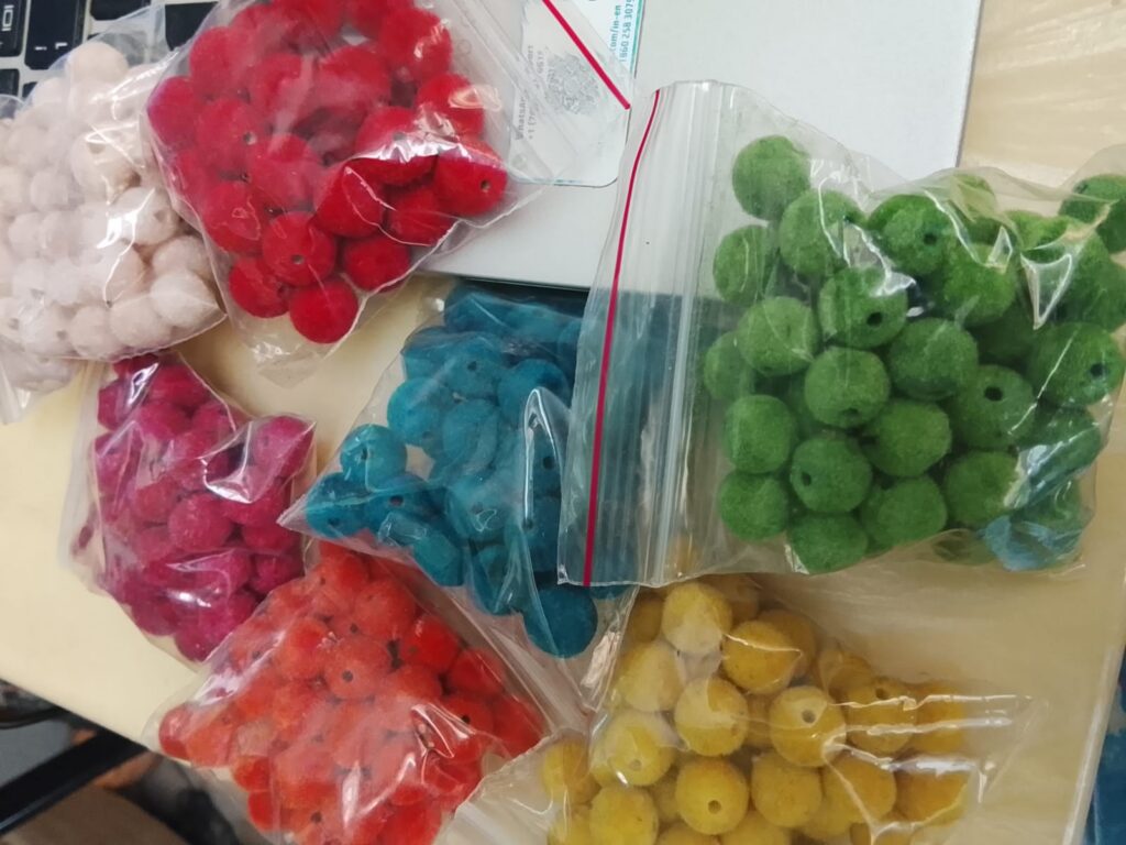 10mm Velvet beads