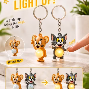 Tom and Jerry LED key chains
