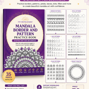 Mandala Border and Pattern Practice Book